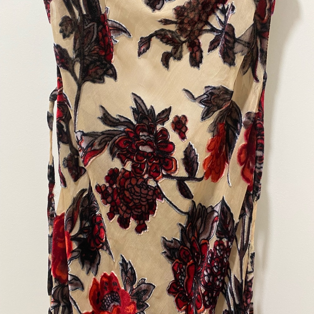 Rat & Boa Floral Mini Dress - Red and Black - Picture 5 of 5
